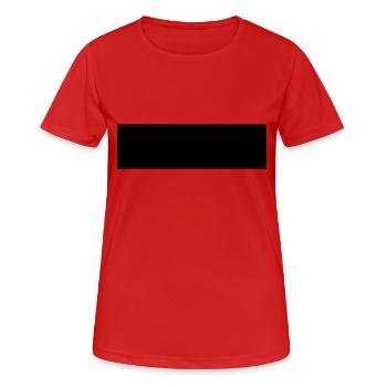 Carré - T-shirt respirant Femme - rouge - Devant - AI Model Female 172 dark (172cm)