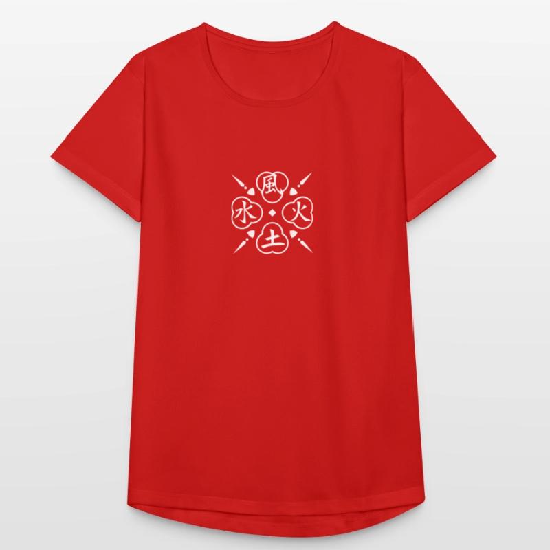 Vier Elemente / 4 elements (1c) Women's Breathable T-Shirt