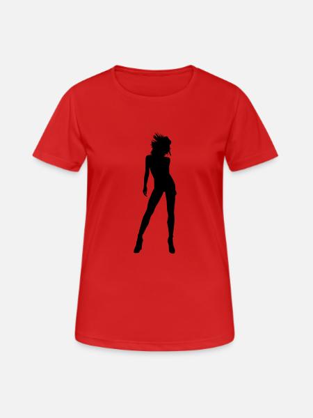 tänzerin - Frauen T-Shirt atmungsaktiv - Rot