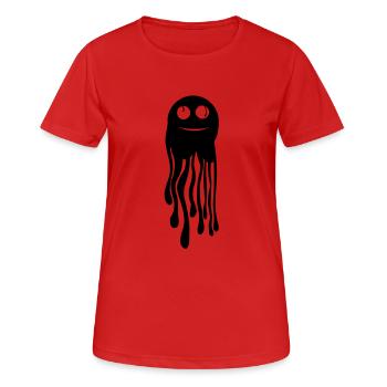 Cute Monster - Frauen T-Shirt atmungsaktiv - Rot - Vorne - AI Model Female 172 dark (172cm)
