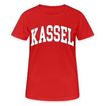 Kassel - Women's Breathable T-Shirt - red - Front - AI Model Female 172 dark (172cm)