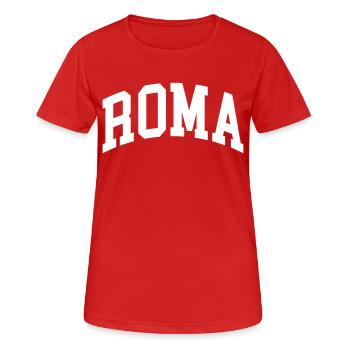 Rome - Women's Breathable T-Shirt - red - Front - AI Model Female 172 dark (172cm)