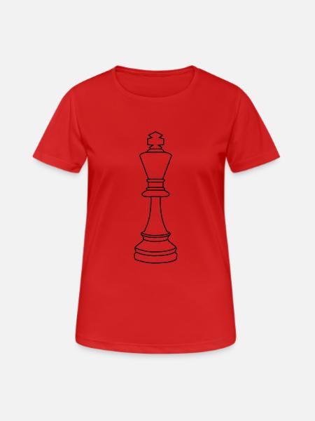 Chess king - Women's Breathable T-Shirt - red