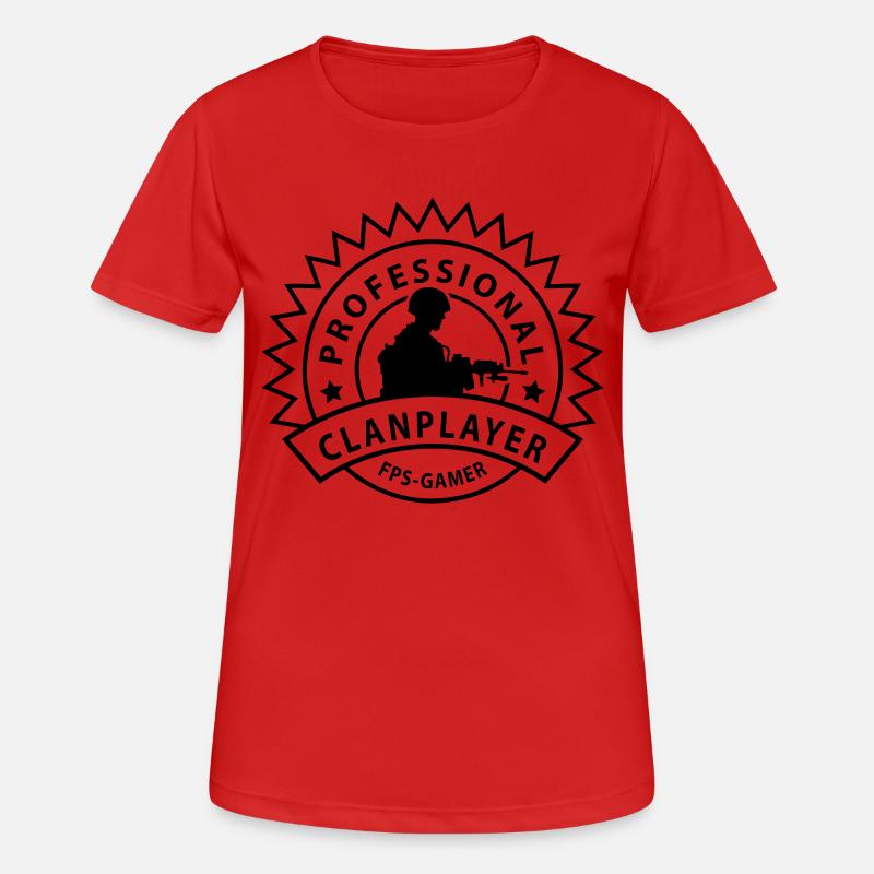 clan - Women's Breathable T-Shirt - red