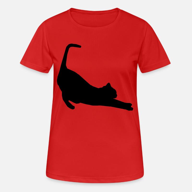 cat - Women's Breathable T-Shirt - red