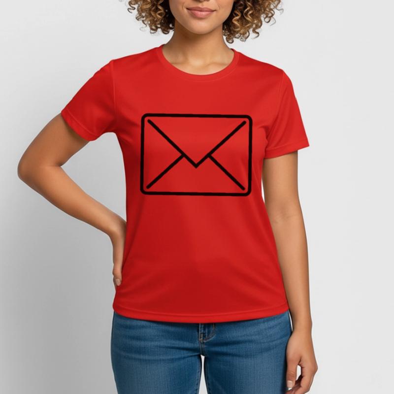 briefumschlag_icon1 Frauen T-Shirt atmungsaktiv