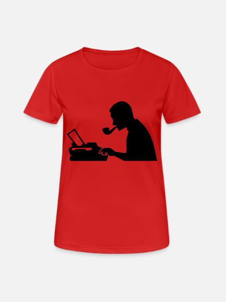 Journalist - Frauen T-Shirt atmungsaktiv - Rot