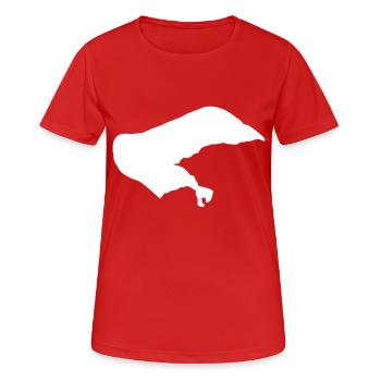 borkum insel - Frauen T-Shirt atmungsaktiv - Rot - Vorne - AI Model Female 172 dark (172cm)