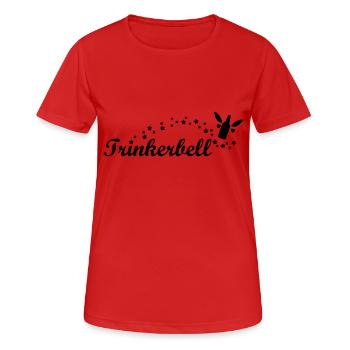 Bell drinkers - Women's Breathable T-Shirt - red - Front - AI Model Female 172 dark (172cm)