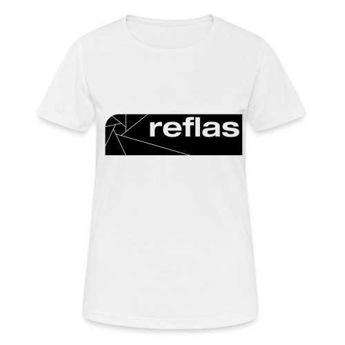 Reflas Clothing Black/Gray - Maglietta da donna traspirante