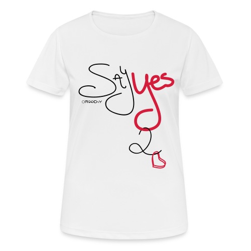 Yes 2 Love - Vrouwen T-shirt ademend actief