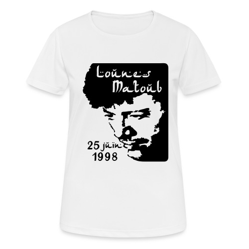 Motif hommage à Lounes Matoub - T-shirt respirant Femme