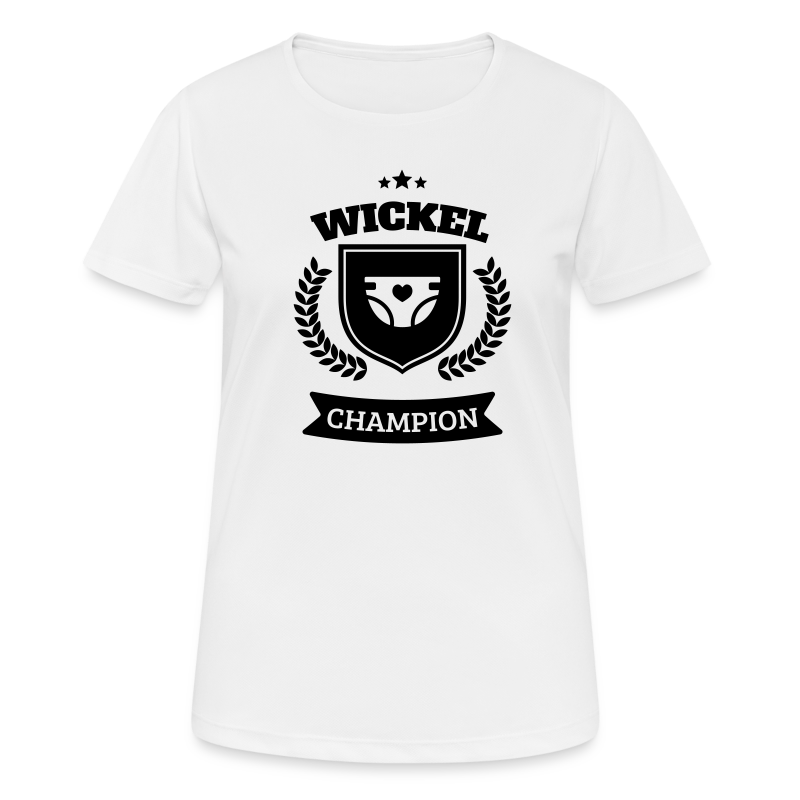 Windel Wickel Wechsel Champion - Frauen T-Shirt atmungsaktiv
