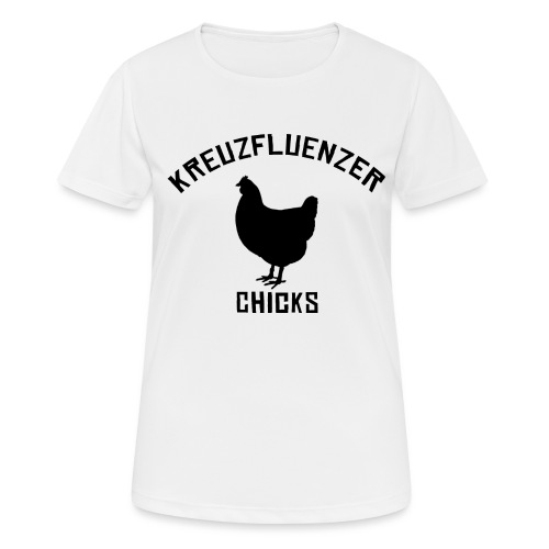 Kreuzfluenzer Chicks BLACK - Frauen T-Shirt atmungsaktiv