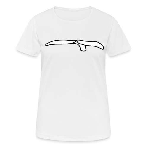 Walflosse-white - Frauen T-Shirt atmungsaktiv