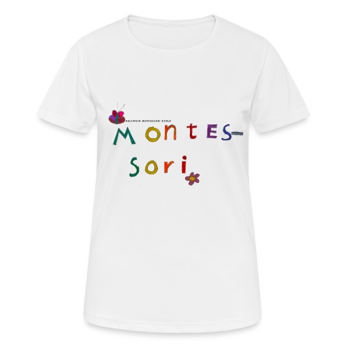 Happy Montessori - naisten tekninen t-paita