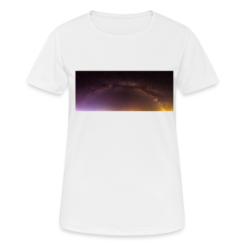 Milchstraße Panorama - Frauen T-Shirt atmungsaktiv