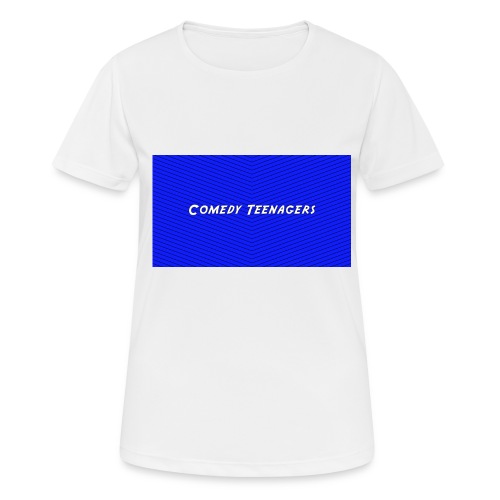Dark Blue Comedy Teenagers T Shirt - Andningsaktiv T-shirt dam