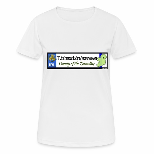 MONAGHAN, IRELAND: licence plate tag style decal - Women's Breathable T-Shirt