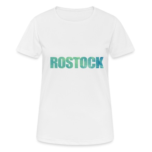Rostock Blaugrün - Frauen T-Shirt atmungsaktiv