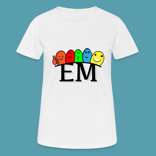 EM - naisten tekninen t-paita