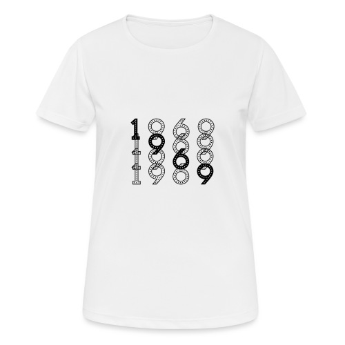 1969 syntymävuosi - naisten tekninen t-paita