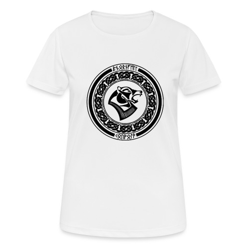 BjornfellRisingBlack - naisten tekninen t-paita