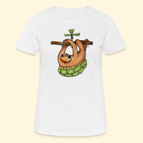 Le paresseux-tortue à hélice - T-shirt respirant Femme