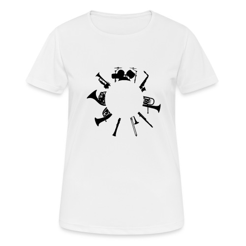 Instrumentenkreis für Dein Logo - Frauen T-Shirt atmungsaktiv