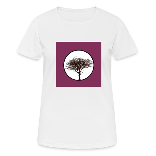 Baum in Kreis - Frauen T-Shirt atmungsaktiv