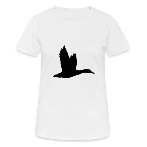 T-shirt canard personnalisé avec votre texte - T-shirt respirant Femme