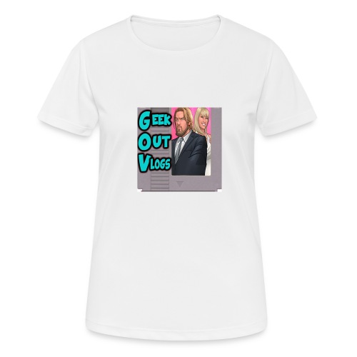 GeekOut Vlogs NES logo - Women's Breathable T-Shirt