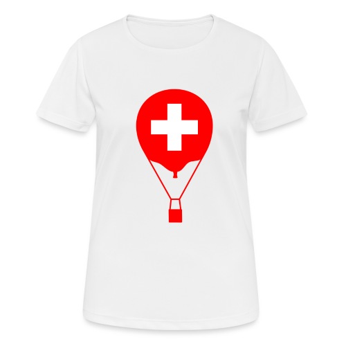 Ballon à gaz dans le design suisse - T-shirt respirant Femme