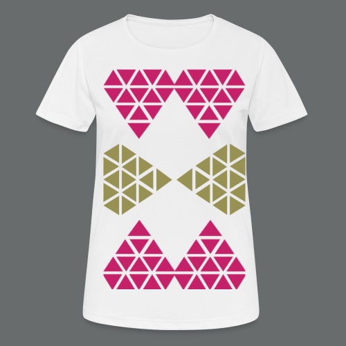 Triangles colorés - T-shirt respirant Femme