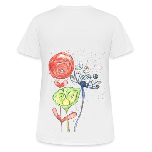 Blumen - Frauen T-Shirt atmungsaktiv