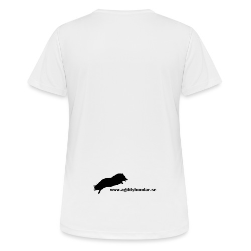 Agilityhundar.se logga - Andningsaktiv T-shirt dam