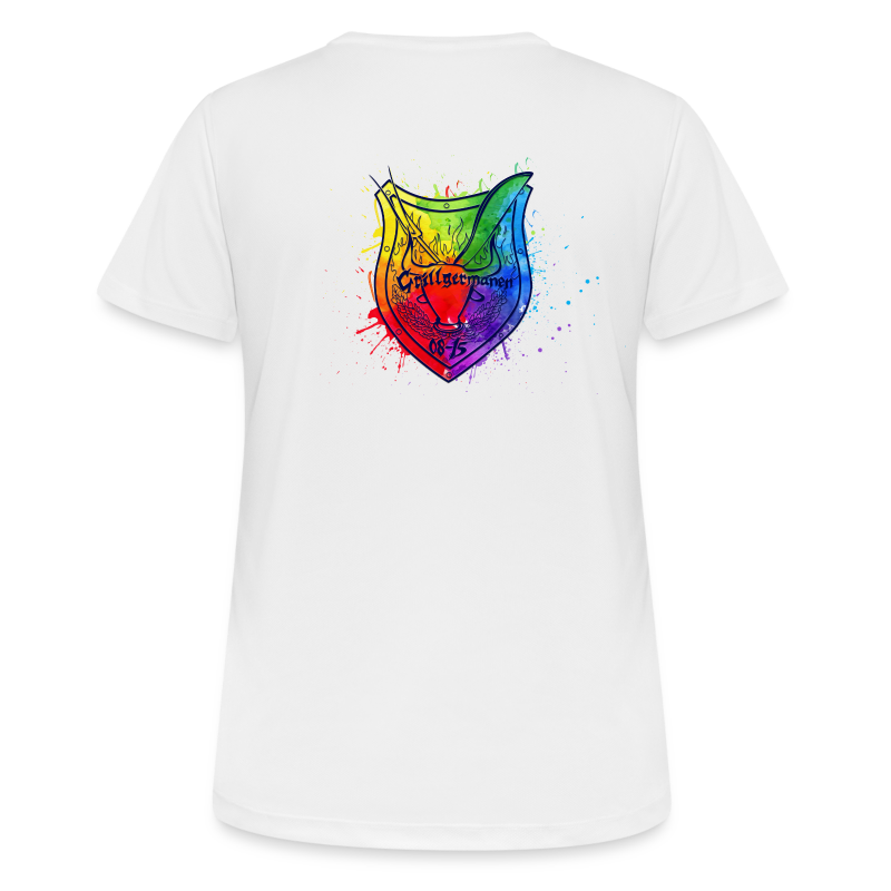 farbiges Logo - Frauen T-Shirt atmungsaktiv