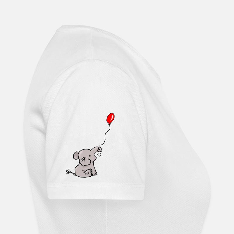 Elefant mit Ballon Frauen T-Shirt atmungsaktiv