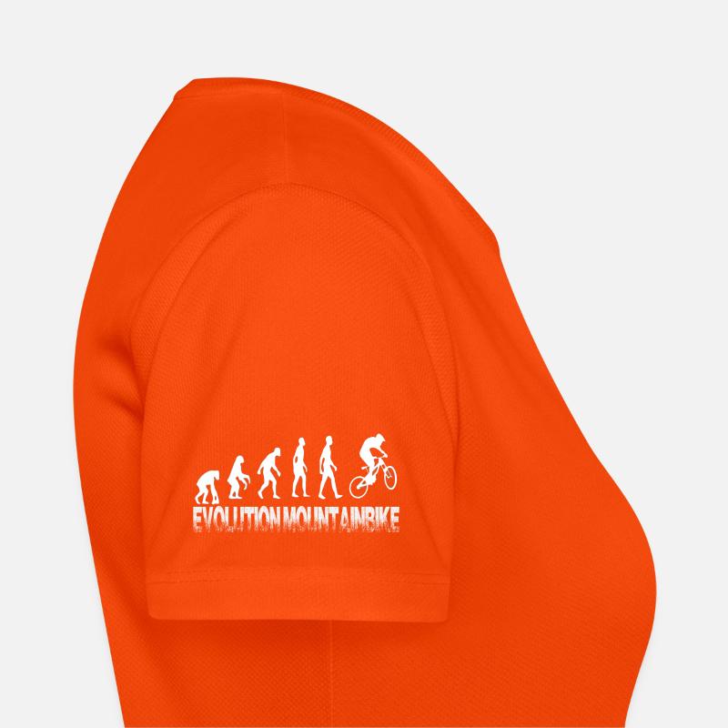 Evolution mountain bike - from monkey to biker Women's Breathable T-Shirt