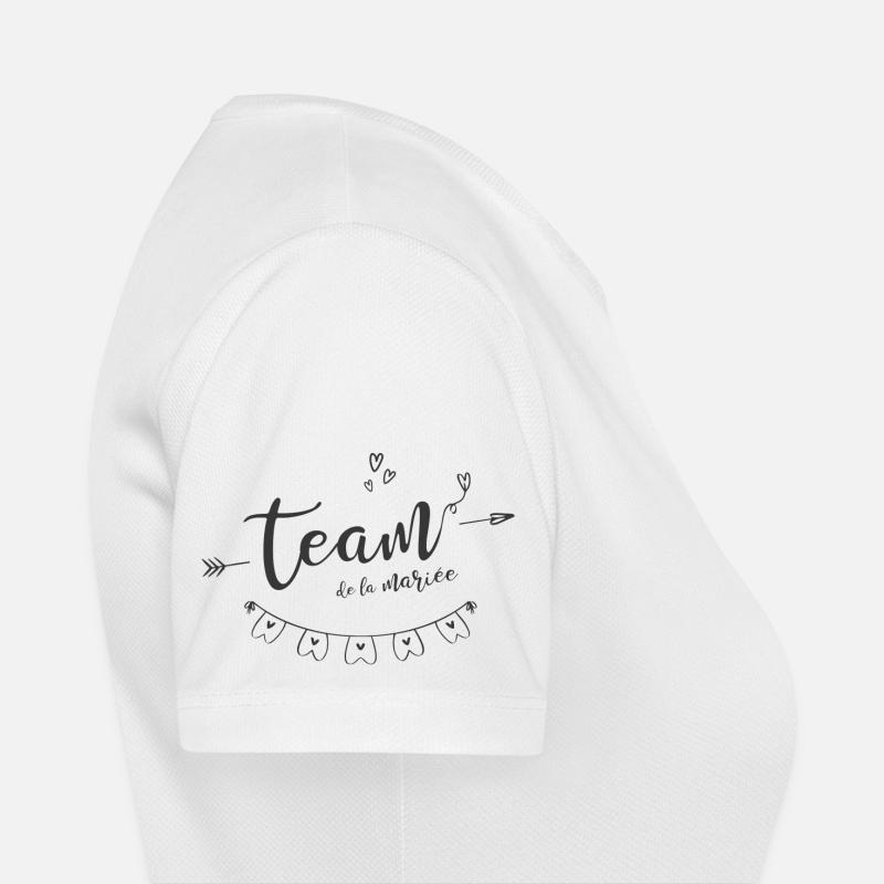 DESIGN TEE SHIRT EVJF TEAM COPINES TENDANCE T-shirt respirant Femme