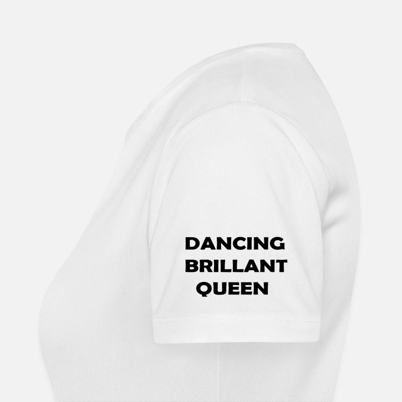 dancing brillant queen T-shirt respirant Femme