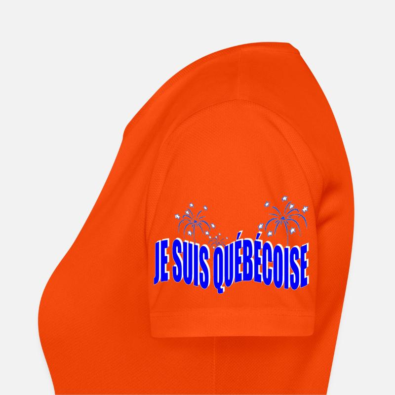 ICH BIN QUEBEC Frauen T-Shirt atmungsaktiv