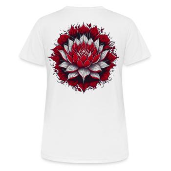 Lotus - T-shirt respirant Femme - blanc - Dos - AI Model Female 172 dark (172cm)