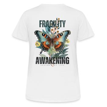 Soul wake - Women's Breathable T-Shirt - white - Back - AI Model Female 172 dark (172cm)