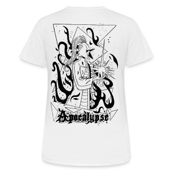 Éclat  d'apocalypse - T-shirt respirant Femme - blanc - Dos - AI Model Female 172 dark (172cm)