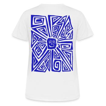 STRANGE SUN - T-shirt respirant Femme - blanc - Dos - AI Model Female 172 dark (172cm)