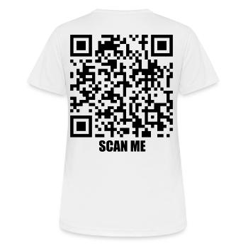 Quote Message – Three Seconds - Frauen T-Shirt atmungsaktiv - Weiß - Hinten - AI Model Female 172 dark (172cm)