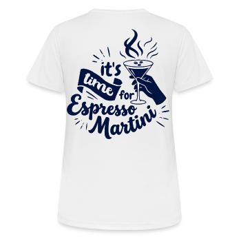 Espresso Martini Social Club - T-shirt respirant Femme - blanc - Dos - AI Model Female 172 dark (172cm)
