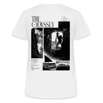 Odysseus' Journey - Women's Breathable T-Shirt - white - Back - AI Model Female 172 dark (172cm)