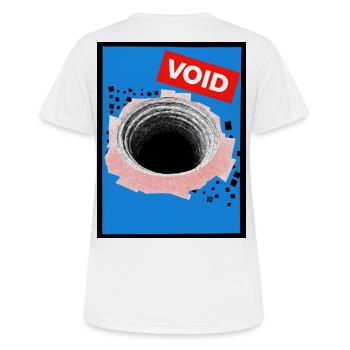 void - Women's Breathable T-Shirt - white - Back - AI Model Female 172 dark (172cm)